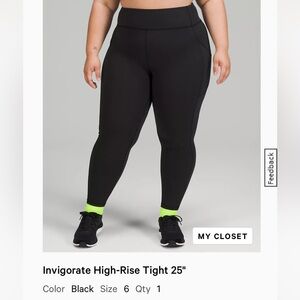 Lululemon Invigorate High-Rise Tight 25